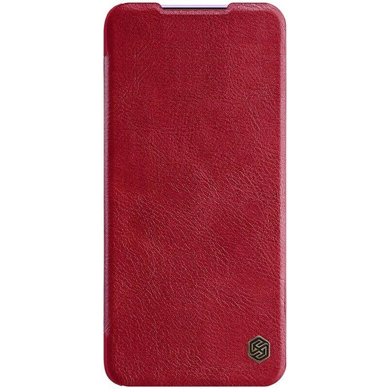Nillkin Xiaomi Redmi K30 Qin Red leather case Шкіряний Чохол Книжка