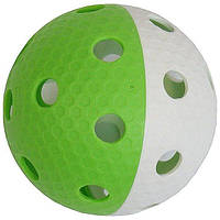 Мяч для флорбола и хоккея на траве LEXX (полипропилен салат/белый))