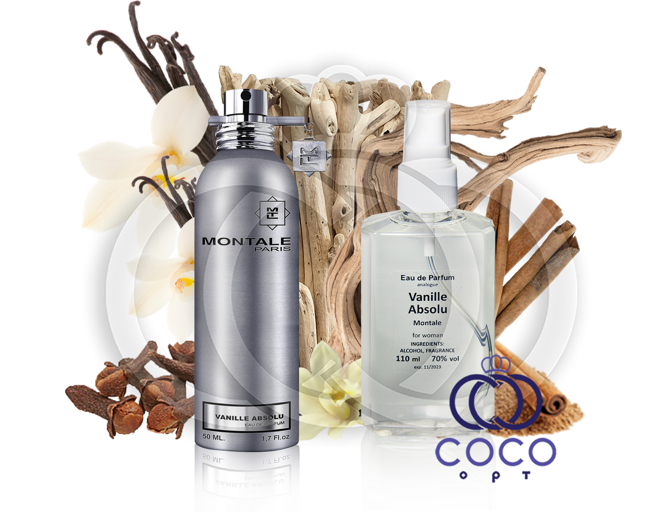 Жіноча парфумована вода Montale Vanille Absolu 110 Ml ОАЕ в пластиковій пляшці