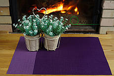 Серветка вінілова під столові прибори з візерунком 30см * 45см, килимок на стіл