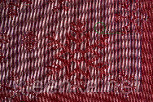 Серветка вінілова під столові прибори з візерунком сніжинка 30см * 45см, серветка сервірувальна, фото 2