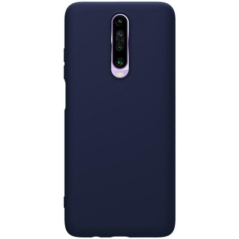 Nillkin Xiaomi Redmi K30 Rubber-wrapped Protective Case Blue Гумовий