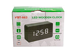 Годинник 10х6 см. білі, жовтогаряче світіння, прямокутні