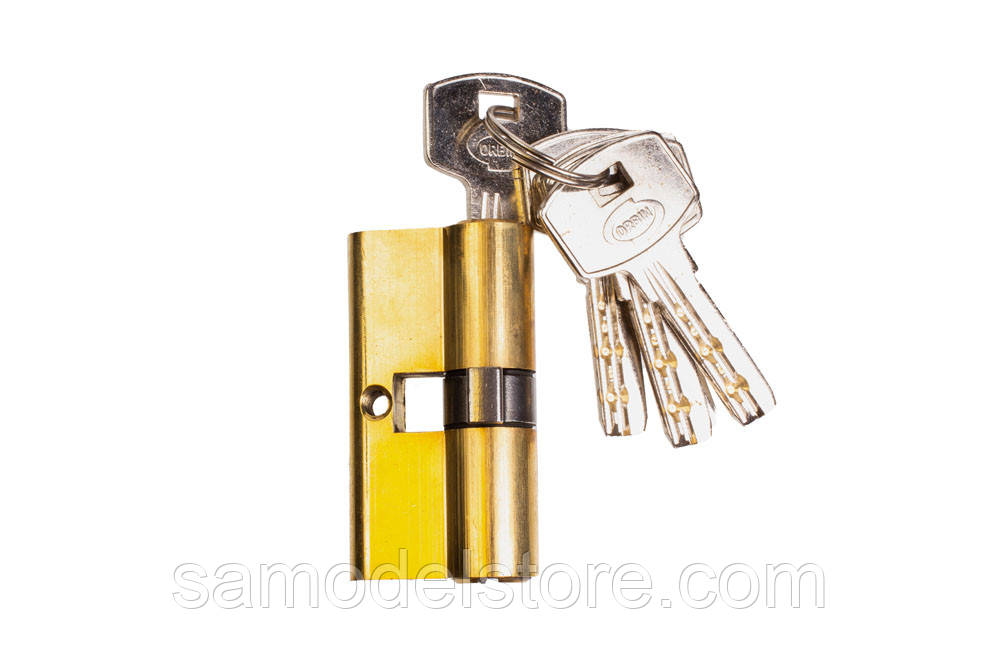 Личинка замка 60 мм. англійський ключ 5 шт., фото 1