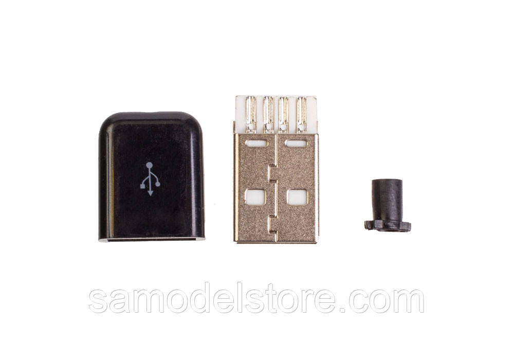 Штекер USB Тип А Разборной с Корпусом — Купить Недорого на Bigl.ua ...