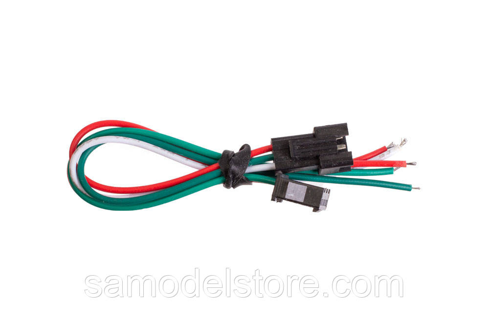 Комплект JST Connector 3pin з кабелем тато +ма для адресної стрічки, фото 1