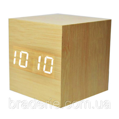Годинник електронний мережевий USB 869-6 Білий