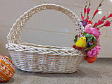 Великодній кошик з декором.Пасхальная корзина. Великодній декор. Кошик для пасти., фото 2