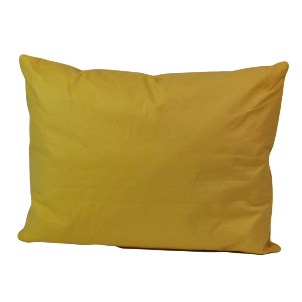 Подушка, 45*35 см, (бавовна), (бананово-жовтий)
