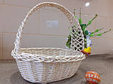 Великодній кошик з декором.Пасхальная корзина. Великодній декор. Кошик для пасти., фото 4