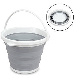Відро складане (кругле) Folding Bucket 10 л (випадковий колір) (7106)