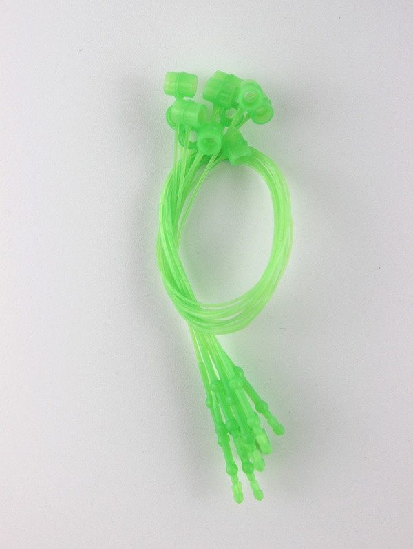 Ярлыкодержатель пластиковый кольцевой для крепления бирок и ярлыков вручную 1000 штук 12 см зелен - фото 3 - id-p1139455450