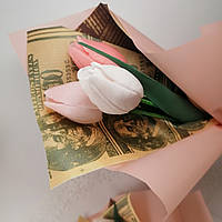 Букет із мильних квітів тюльпани Квіткова композиція з мила ручної роботи Мильний букет