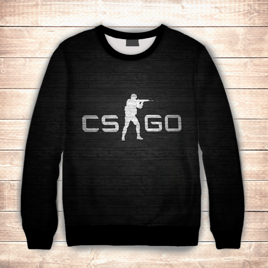 Світшот 3D CS GO ВСІ Розміри, фото 1