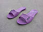 Жіночі босоніжки шльопанці фіолетові, фото 2