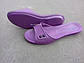 Жіночі босоніжки шльопанці фіолетові, фото 4