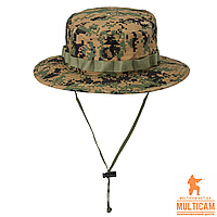 Панама военная Helikon-Tex® USMC Boonie Hat - PolyCotton Twill - USMC Digital Woodland