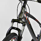 Велосипед Спортивний CORSO FURIOUS JYT 009 — 3962 колеса 24" дюйма GREEN рама металева 13", 21 швидкість, фото 7