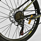 Велосипед Спортивний CORSO FURIOUS JYT 009 — 7008 колеса 24" дюйма DARK рама металева 13", 21 швидкість, фото 8