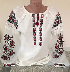 Нарядна блузка для дівчинки "Трояндочки"