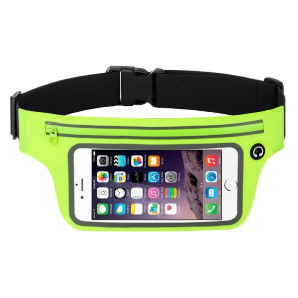 Сумка на пояс для смартфона для бігу та занять спортом Sportbag Lime Green, фото 1