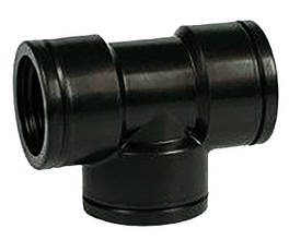 Трійник 1/2" ВРх1/2"ВРх1/2"ВР пластиковий. IRRITEC
