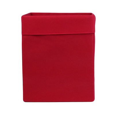 Скринька для зберігання, 30*30*40 см (спанбонд), з відворотом (червоний)