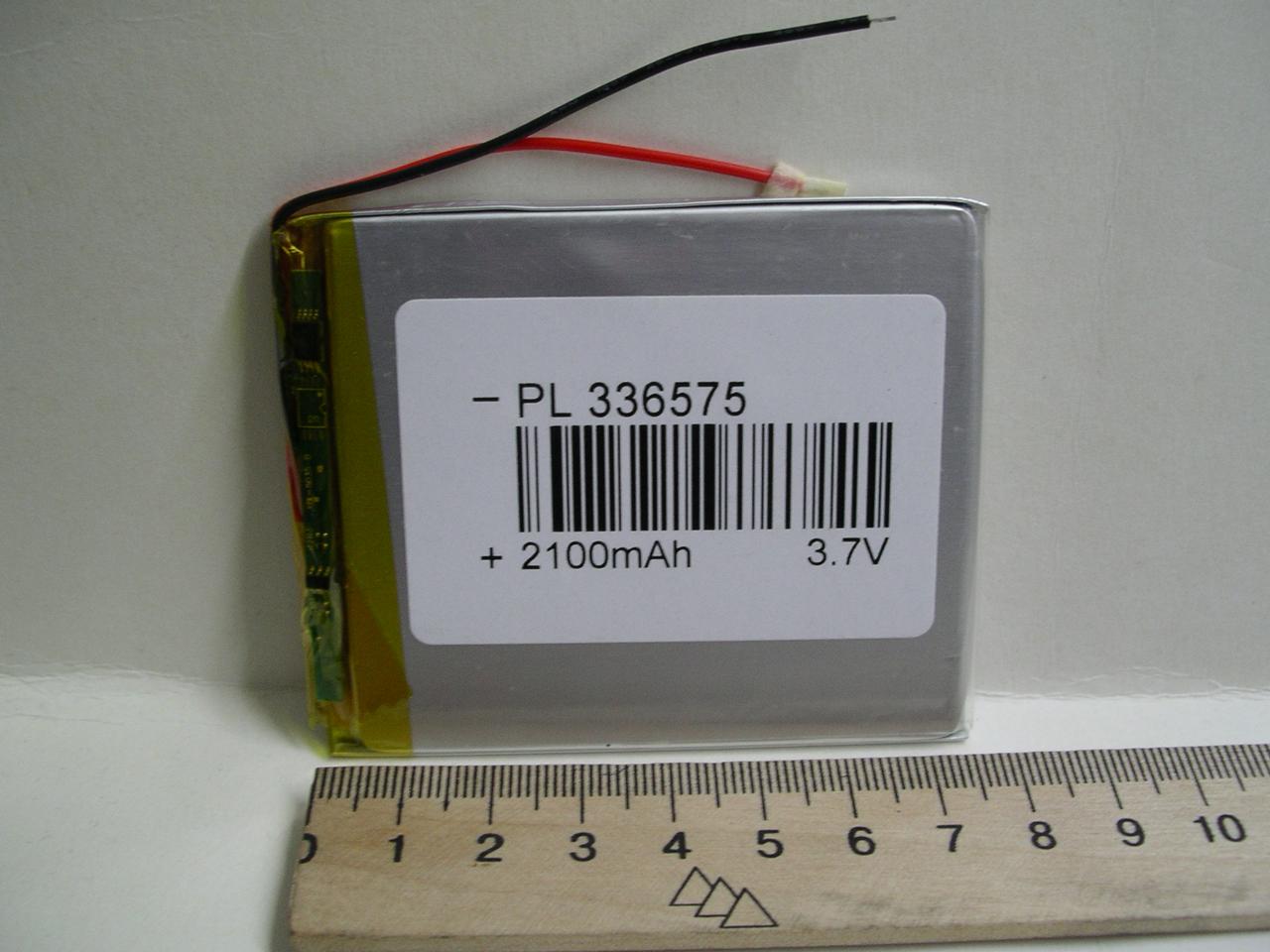 Акумулятор 336575, 2100mAh 3.7V Li-pol літій-полімерний