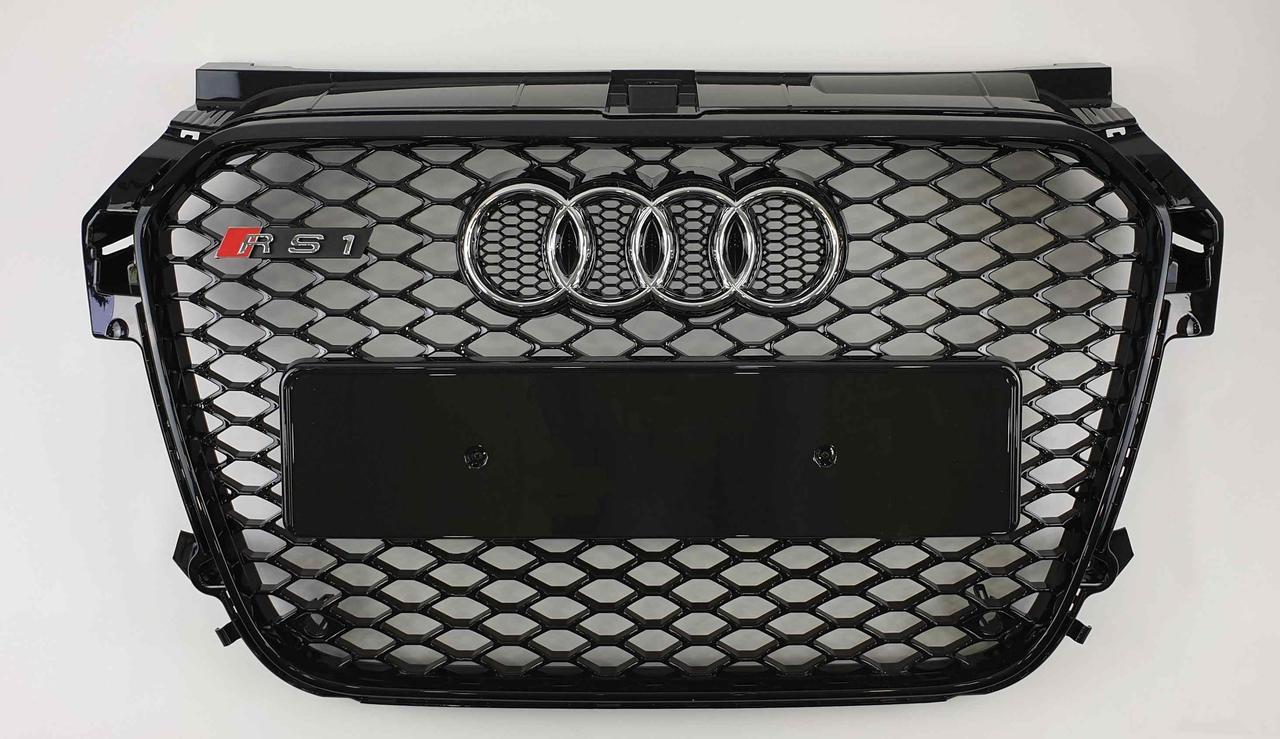 Решітка радіатора Audi A1 8X (10-14) стиль RS1