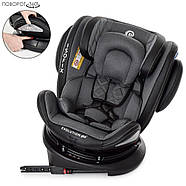 Дитяче автокрісло група 0+ 1-2-3, isofix, поворот 360) EL CAMINO EVOLUTION 360º ME 1045 Royal Dark Gray, фото 4