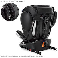 Дитяче автокрісло група 0+ 1-2-3, isofix, поворот 360) EL CAMINO EVOLUTION 360º ME 1045 Royal Dark Gray, фото 5
