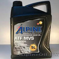 Масло трансмиссионное Alpine ATF MVS бесцветное 5л