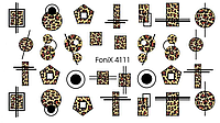 Слайдер-дизайн - FoniX 4111 - Геометрия, Шкура, Кожа