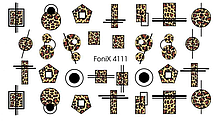 Слайдер-дизайн - FoniX 4111 - Геометрія, Шкура, Кожа