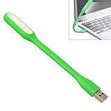USB Led лампа, ліхтарик (зелена), фото 3