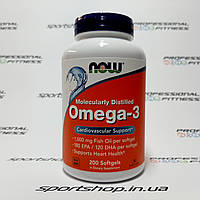 Рыбий жир NOW Omega-3 1000 mg, 200 softgels