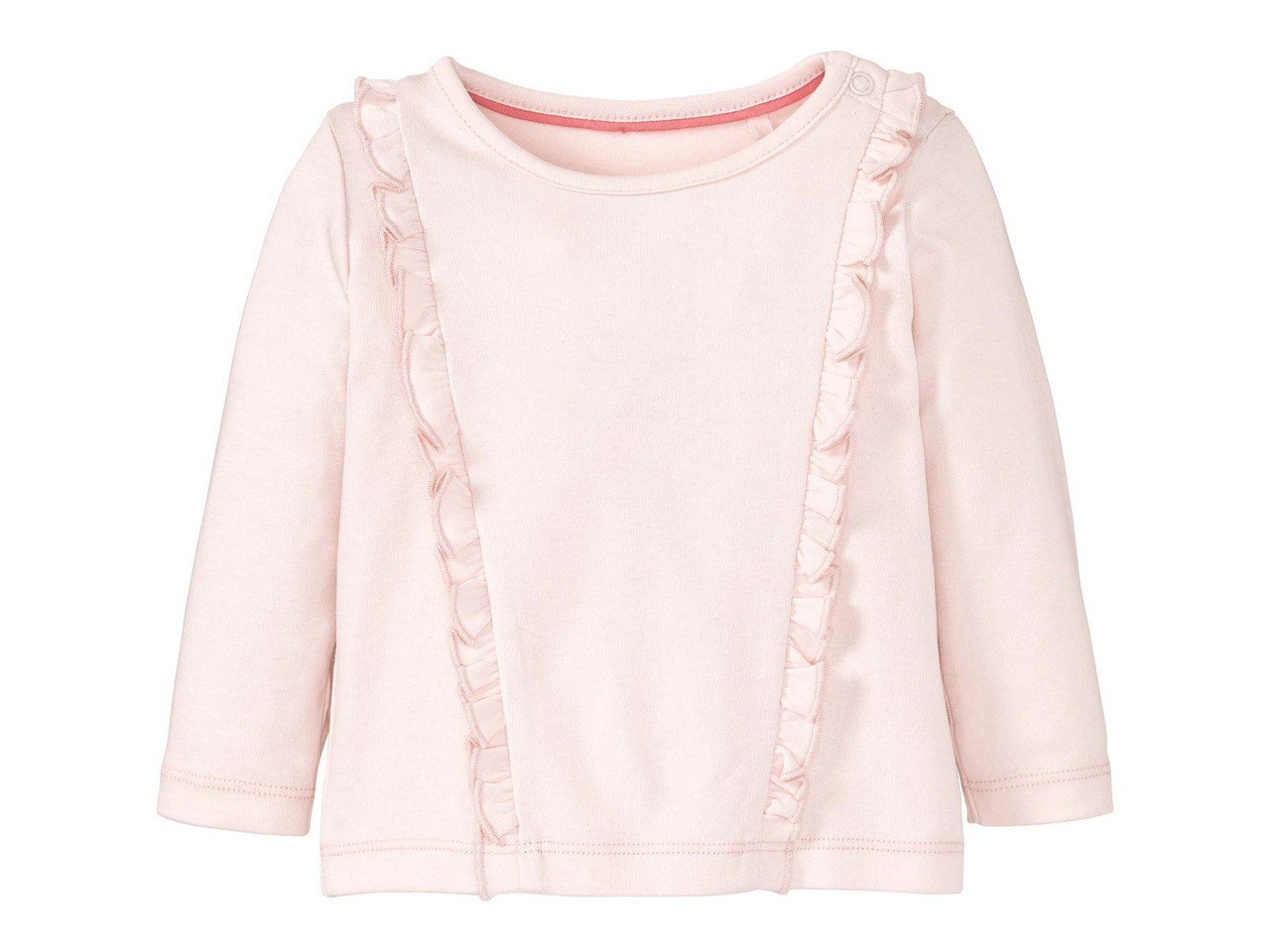 Лонгслів, кофточка для дівчинки Lupilu Pure Collection, футболка з довгими рукавами, реглан, фото 1