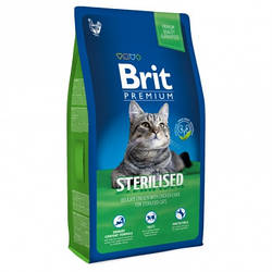 Корм Brit Premium Cat Sterilised Брит Преміум Кет Стерілайзет для кішок з куркою 0.8 кг