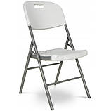 Складаний стіл 74х180 см + 4 складані стільці, фото 3