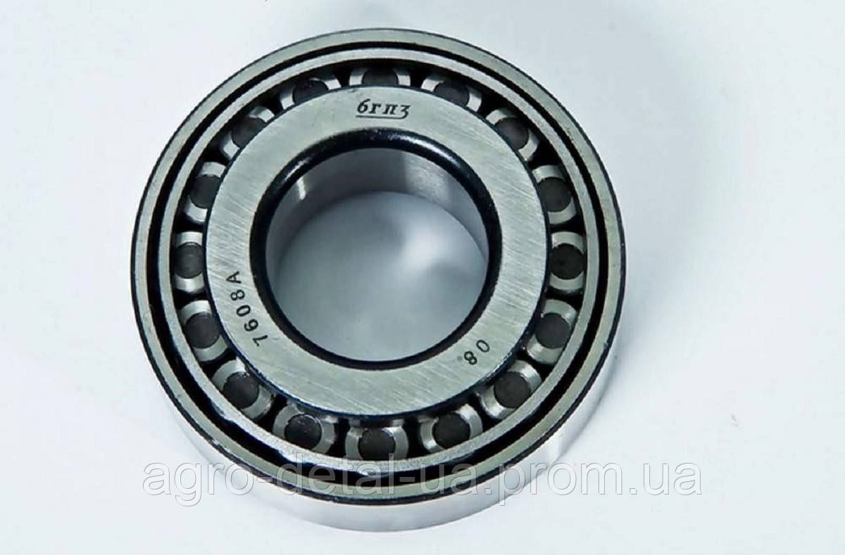 Подшипник 7608К4 роликовый радиально-упорный бортовой передачи трактора Т 16,СШ 2540, фото 1