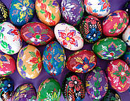 Яйця дерев'яні писанка середні до Великодня 4*2,5 см, фото 2