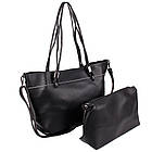 Сумка жіноча Fashion 2 в 1 чорна 408868B, фото 2