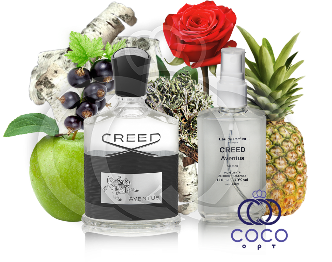 Чоловіча парфумована вода Creed Aventus 110 Ml ОАЕ в пластиковій пляшці