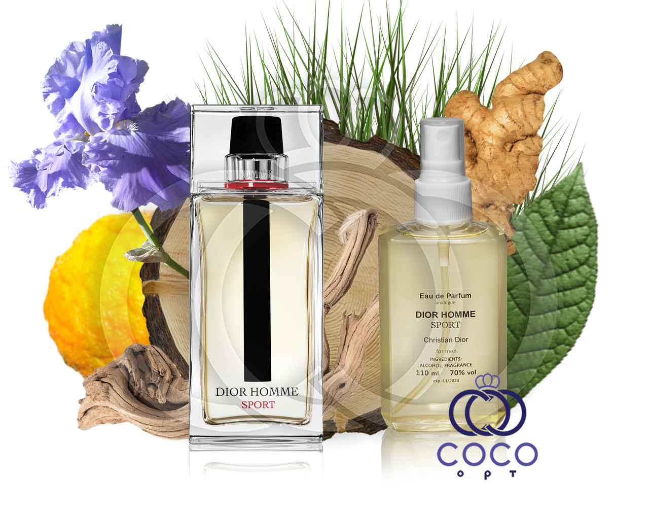 Чоловіча парфумована вода Dior Homme Sport 110 Ml OAE у пластиковій пляшці