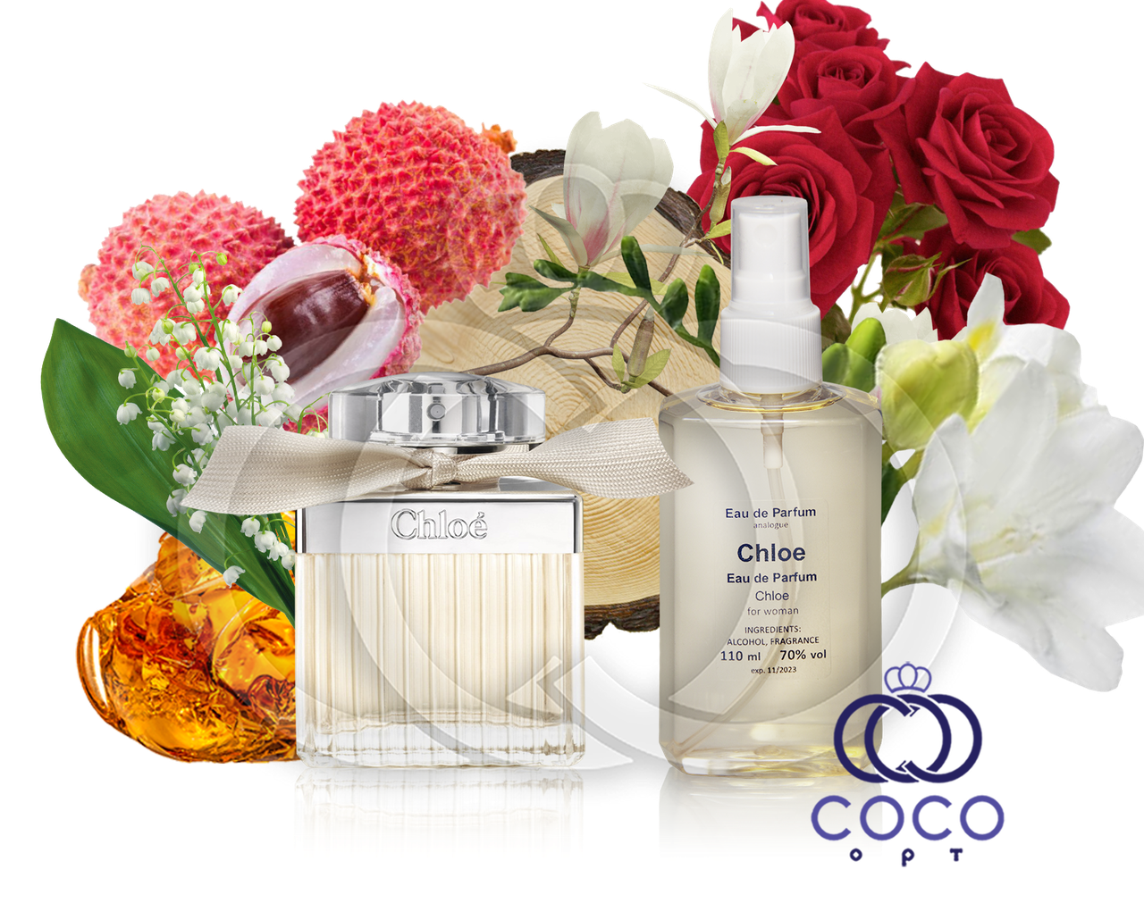 Жіноча парфумована вода Chloe Eau De Parfum 110 Ml ОАЕ в пластиковій пляшці, фото 1