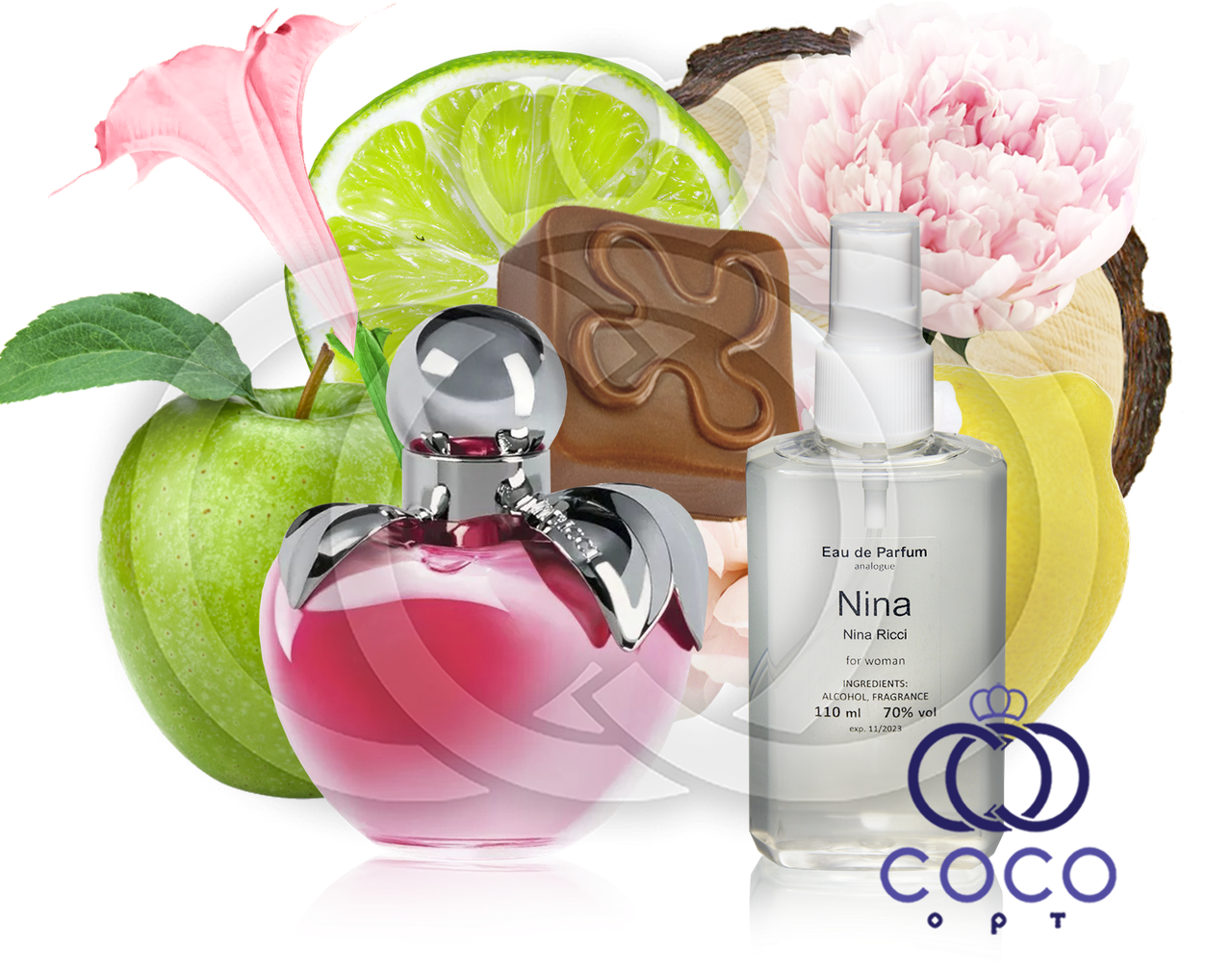 Жіноча парфумована вода Nina Ricci Nina 110 Ml ОАЕ в пластиковій пляшці