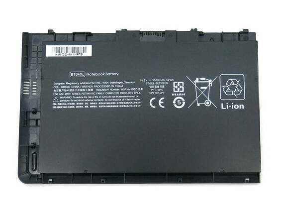 Батарея HP EliteBook Folio 9470M 9480M, BT04XL BA06 HSTNN-DB3Z HSTNN-DB4E HSTNN-I10C HSTNN-IB3Z, 14.8V 3500mAh - фото 1 - id-p1120654073