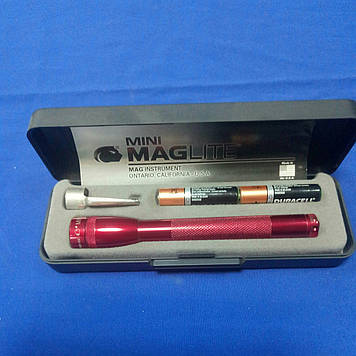 Ліхтарик MagLite 2AAA подар+2R03 червоний