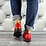 Туфлі жіночі шкіряні, червоні К 1288, фото 4