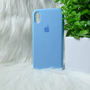 Силіконовий чохол Apple Original Silicone case iPhone X / Xs Blue (синій)